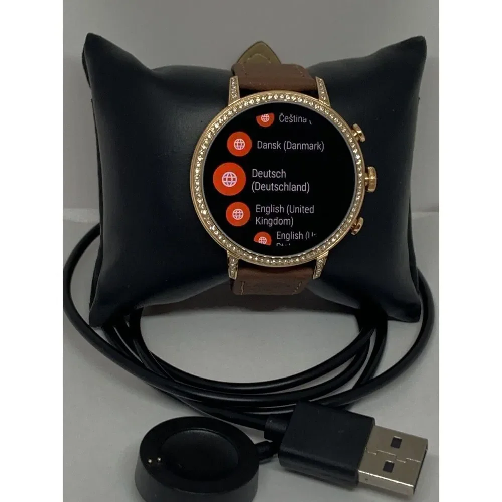 Fossil Gen 4 Authentic Digital Dial Smart Watch Custom Band FTW6011 QT770